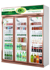 Дисплей напитка холодного напитка холодильника двери чистосердечного охладителя коммерчески стеклянный