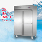 0°C - 10°C Коммерческий вертикальный морозильник Холодильное оборудование холодильник из нержавеющей стали