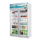 Охладитель/напитки дисплея напитка замораживателя двери регулируемых полок стеклянные показывают холодильник