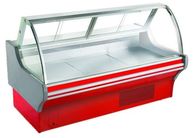 холодильник дисплея гастронома охладителя дисплея белого мяса 2м для супермаркета магазина мяса