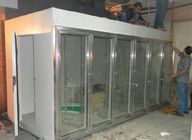 Автоматический разморозьте коммерчески охладитель/прогулка напитка в замораживателе холодильника с стеклянной дверью