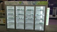 Автоматический разморозьте коммерчески охладитель/прогулка напитка в замораживателе холодильника с стеклянной дверью