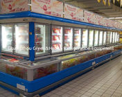 Дисплей холодильника замораживателя дисплея супермаркета совмещенный замораживателем