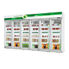 Оборудование хладоагента компрессора супермаркета двойной двери холодильника низкой цены оптовое коммерчески