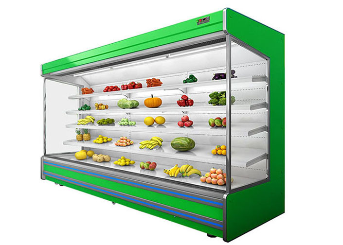Подгонянный холодильник дисплея открытой палубы супермаркета с удаленными блоками Конденсеринг