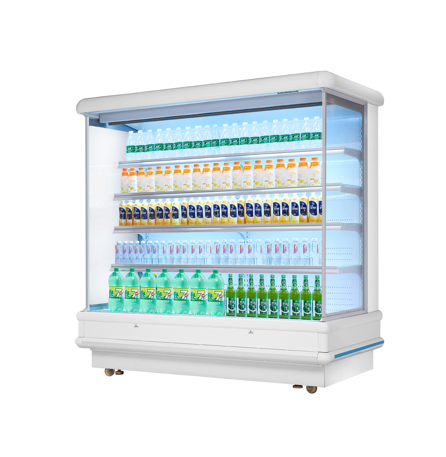 Охладитель Мултидек холодильника Р22 открытый с подгонянным размером/Вегетабле холодильником дисплея