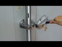 Замораживатель холодильника дисплея нагрузки задней части рефрижерации со стеклянными дверями обшивает панелями толщину 75mm