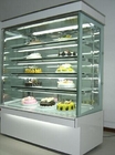 Коммерчески белой Refrigerated стойкой замораживатель витринного шкафа десерта торта для пекарни