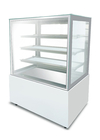 Коммерчески белой Refrigerated стойкой замораживатель витринного шкафа десерта торта для пекарни