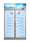 Замораживатель -22°C дисплея стойки нержавеющей стали коммерчески с 3 дверями