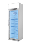 5 замораживателя дисплея супермаркета двери 450L слоев стали одиночного коммерчески пластиковой покрытой
