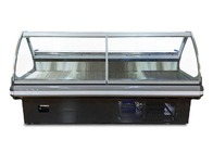 Изогнутый стеклянный холодильник дисплея гастронома витрины блюд с термостатом цифров Elitech