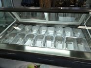 Портативный витринный шкаф мороженого Попсиклес с опционными подносами/блоком индикатора мороженого