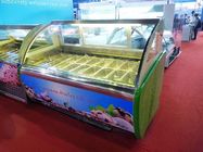 Энергосберегающие холодильники дисплея мороженого с 20 лотками -22 до ОЭМ 18 °К