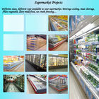 Пре- сделайте Multideck открытые проекты супермаркета охладителя для ночных магазинов