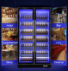 Холодильник стеклянного охладителя вина двери коммерчески более крутой для гостиницы Адвокатуры