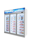 5 замораживателя дисплея регулируемой полки R134 холодильник вертикального коммерчески чистосердечный