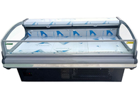 Охладитель изготовленной на заказ универсальной еды витрины замораживателя мяса вентилятора открытый построенный в системе