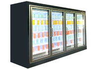 Вертикальный охладитель Multideck с холодильником Адвокатуры витринного шкафа ликера двери энергосберегающим