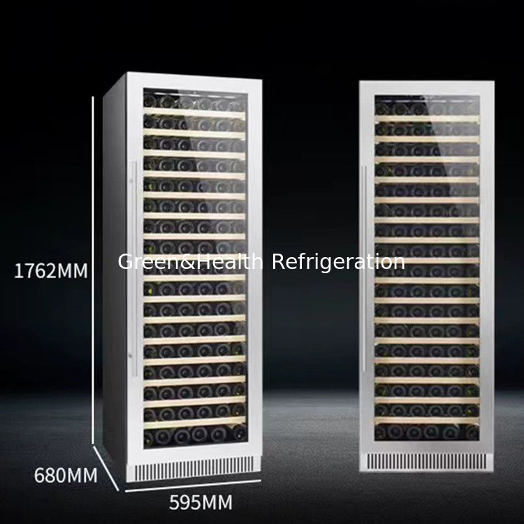 Сертификат ETL Фан охлаждающий низкоэлектрический стеклянный шкаф для вина холодильник с диапазоном температуры от 4 до 22 °C