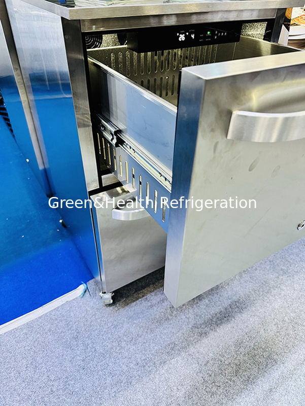 Сертификат ETL 150L 168Контейнеры из нержавеющей стали твердые двери холодильник для наружных напитков