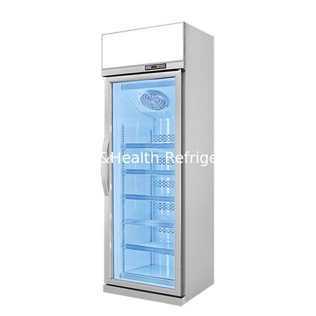 Супермаркет/магазин Однообменная стеклянная дверь Хранилище Морозильник Дисплейный морозильник