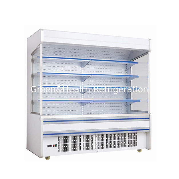 Мультицветный настройка прямого угла открытый склад холодильный шкаф для товаров