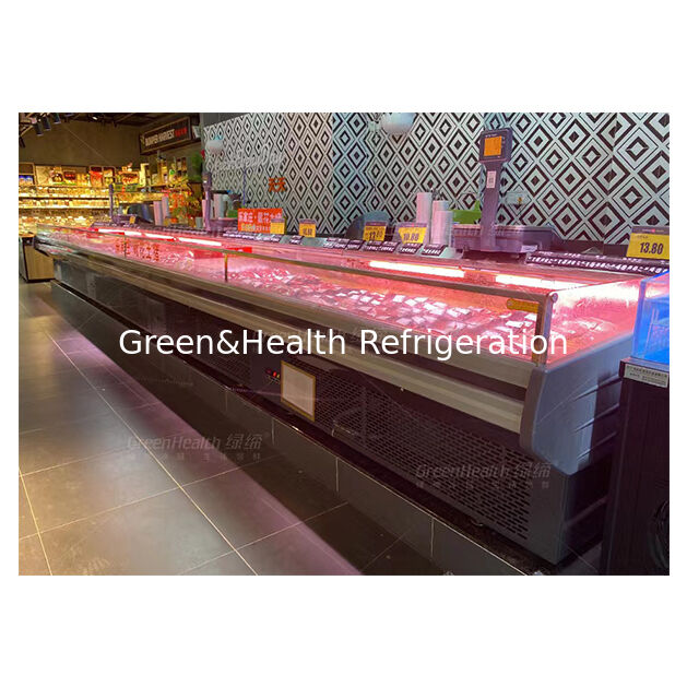 Встроенный импортный компрессор. Прямые продажи с завода. Полуоткрытый морозильный шкаф для охлажденного мяса.