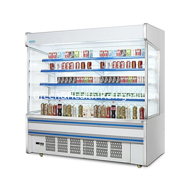 Built In Compressor Five Layer Shelf Fruit/Vegetable Storage Open Type Freezer