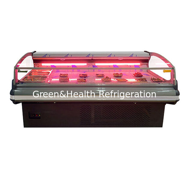 Модный европейский стиль высококлассный внешний экран для хранения свежего мяса холодильник