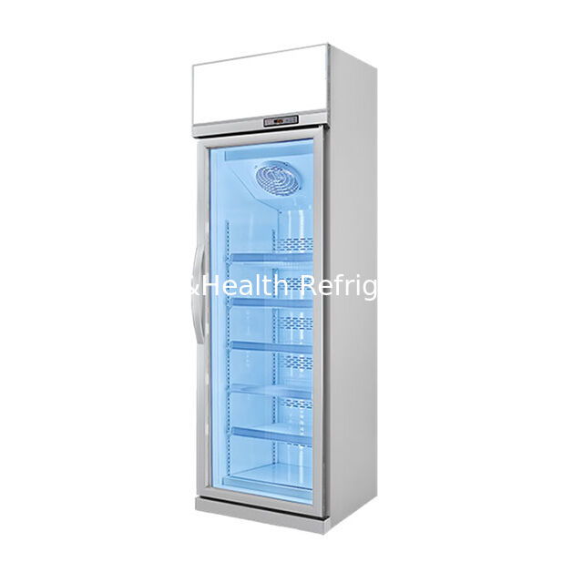 Store Top-Mounted Single Glass-Door Frozen Food Storage And Display Freezer