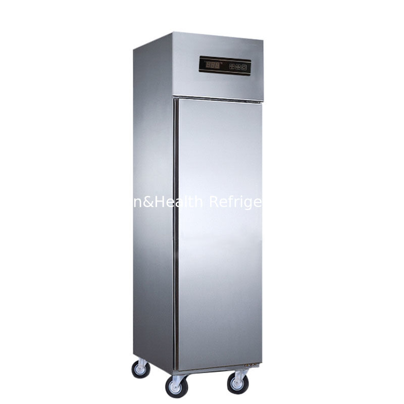 Stainless Steel Commercial Freezer with Digital Thermostat and High-Density Insulation for Restaurants