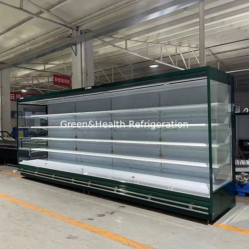 Supermarket Multideck Refrigerator Open Merchandiser Display Chiller For Vegetable Fruit