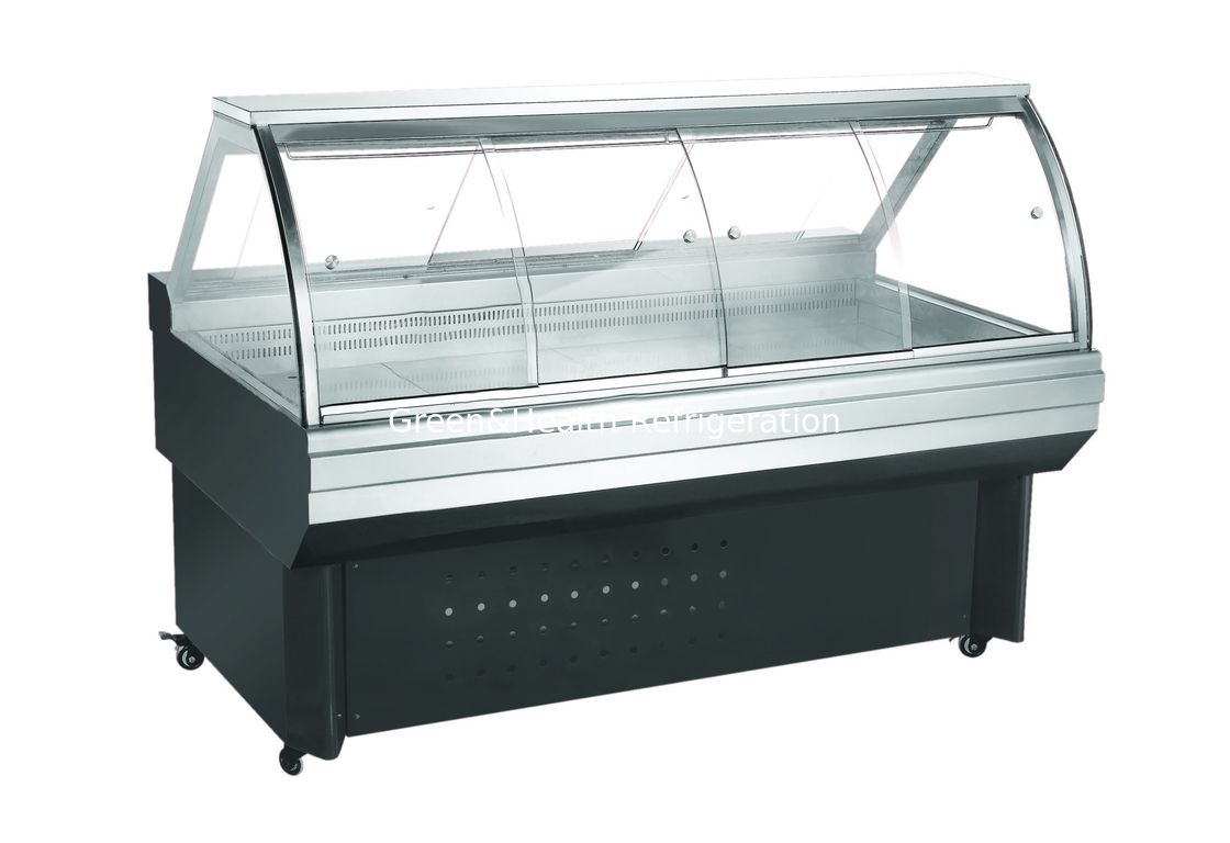 Витрина 3000*1180*1310мм холодильника дисплея свежего мяса верхней части штепсельной вилки по своему типу открытая