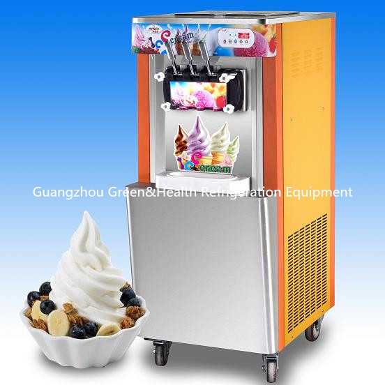 Pre - охлаждая мягкое мороженное подачи делая машинами автоматический подсчитывать для магазина десерта
