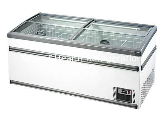 замораживатель дисплея счетчика мяса замораживателя острова белизны 2.1М для супермаркета