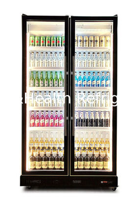 Светлый роскошный холодный холодильник дисплея двери пива 2 или 3 охладителя дисплея напитка