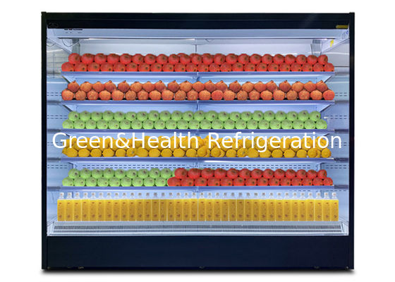 Система канала воздуха коммерчески чистосердечного охладителя открытой выкладки в 2,5 метра двойная