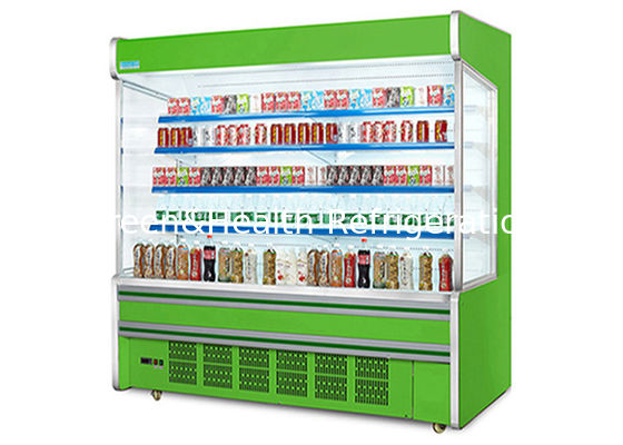 Заткните внутри охладитель дисплея открытого воздуха компрессора вертикальный для напитка