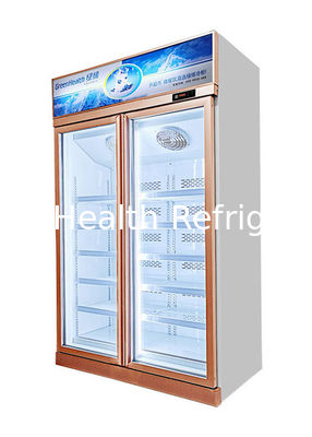 Коммерческая морозильная камера с видимой стеклянной дверью и 5 регулируемыми полками