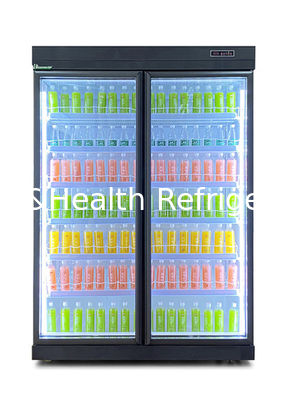 Охладитель дисплея вентиляторной системы охлаждения коммерчески автоматический размораживает с дверями качания