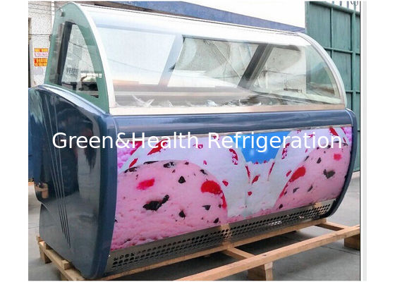 Коммерчески лотки Frost замораживателя 12 дисплея мороженого Gelato свободный