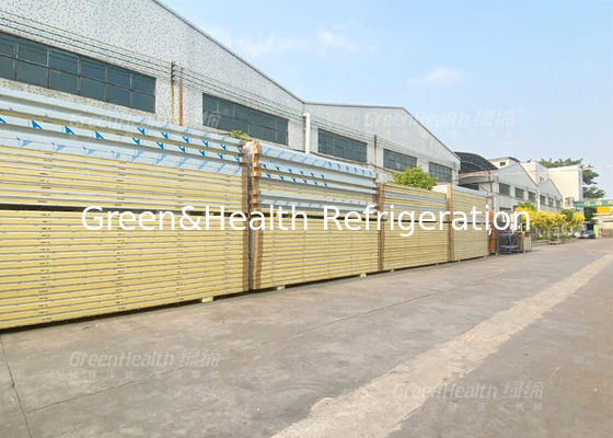 Полиуретан сэндвич панель холодное хранилище для пола и стены