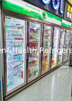 748L стеклянные двери холодильник холодильное оборудование для холодильников напитков
