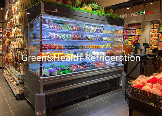 Упростить супермаркет напиток холодильник воздушное охлаждение холодильник с умным термостатом