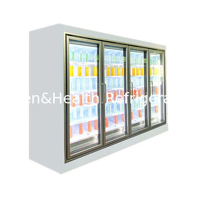 Специальный N Door Multideck Upright Chiller Стеклянный дверной дисплейный холодильник