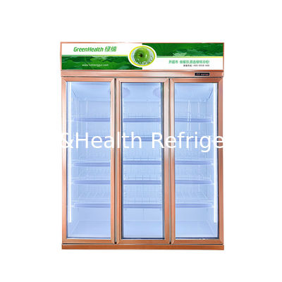 R134a Фан охлаждающий коммерческий дисплей холодильник холодильник напиток