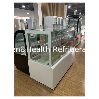 Многослойный прозрачный стеклянный тортовый магазин использует хранилище дисплей тортовый дисплей морозильник