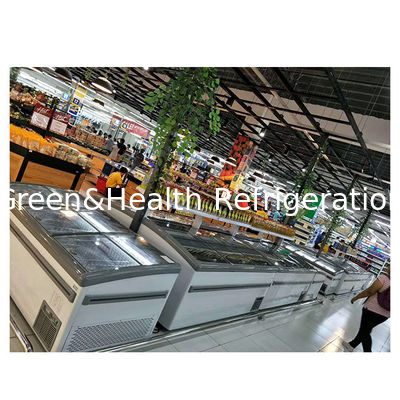 Коммерческий горизонтальный морозильник / мясной шкаф