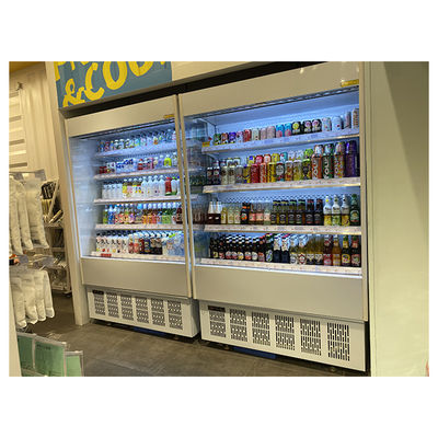 Малый дисплей для хранения Фрукты/овощи/молоко холодильник с открытым холодильником